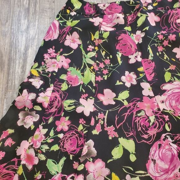 Worthington size 8 womens floral midi skirt - Picture 2 of 8